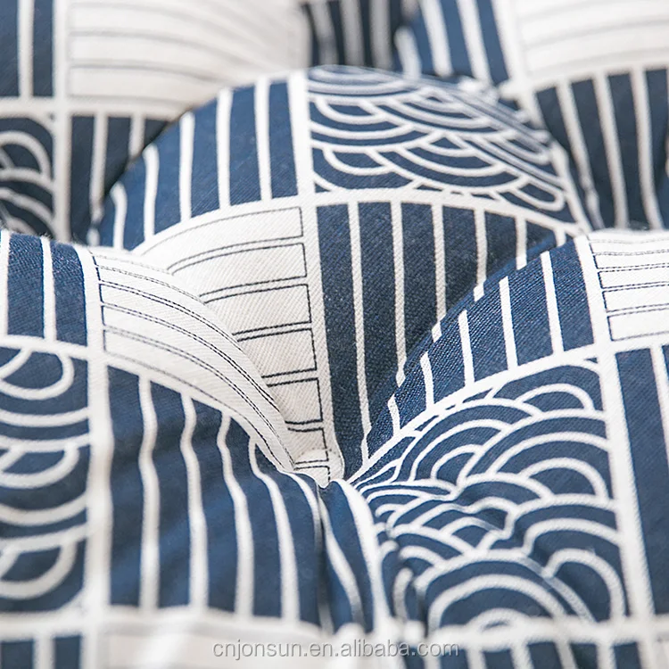 В полоску из 100% хлопка домашние круг подушки сиденья автомобиля Круглый Подушка