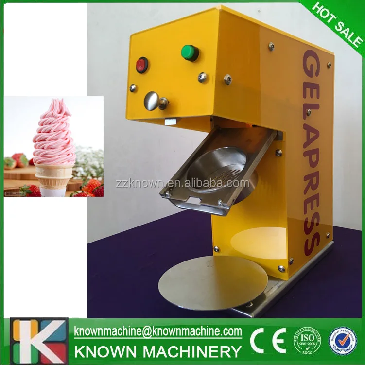 OEM Ice Cream Noodle Making Machine 5 Moulds Gelato Maker Italian Noodle Soft Ice Cream Machine
