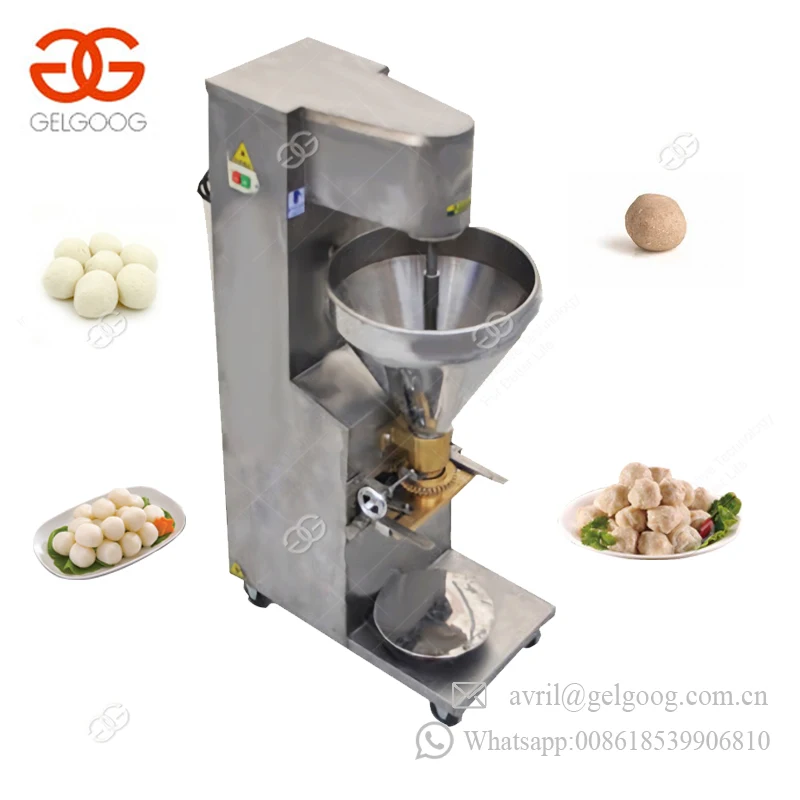 Automatic Electric 60MM Meatball Extruder Forming Processing Machinery Fish Roll Maker Chicken Meat Ball Making Machine for Sale