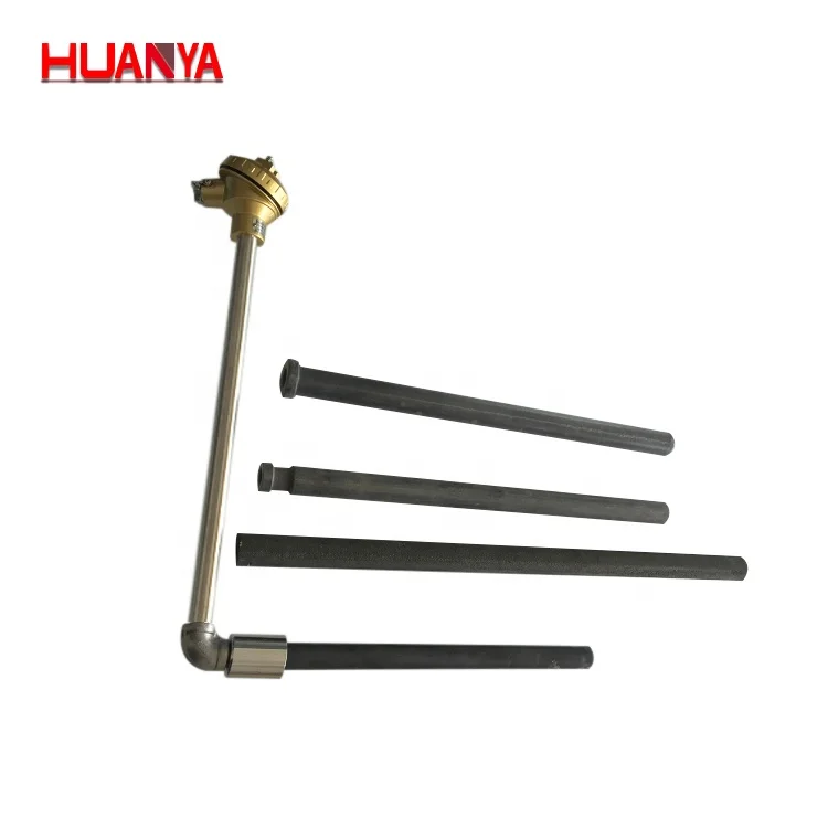 K Type Temperature Sensor Integrated SiC Heater Thermocouple and Silicon Nitride Tube  Thermocouple for Molten-Aluminum Bath