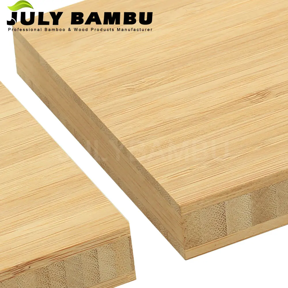 High Density 3-Layer 4x8 Solid Bamboo Plywood Sheet 19mm Carbonized Bamboo for Outdoor/Kitchen Tabletop E0 Formaldehyde Modern