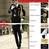 Uniform suit+Peak cap+Epaulette 1+7 accessories