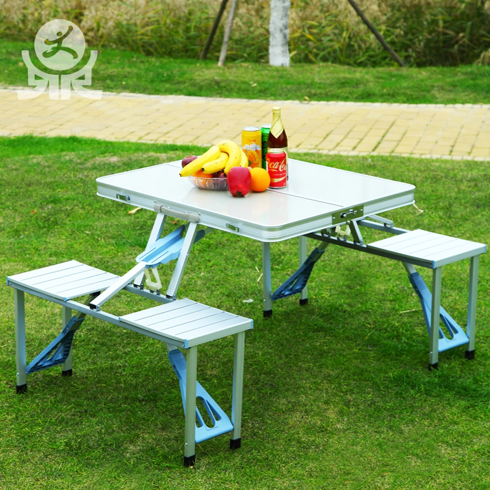 used folding table and chairs