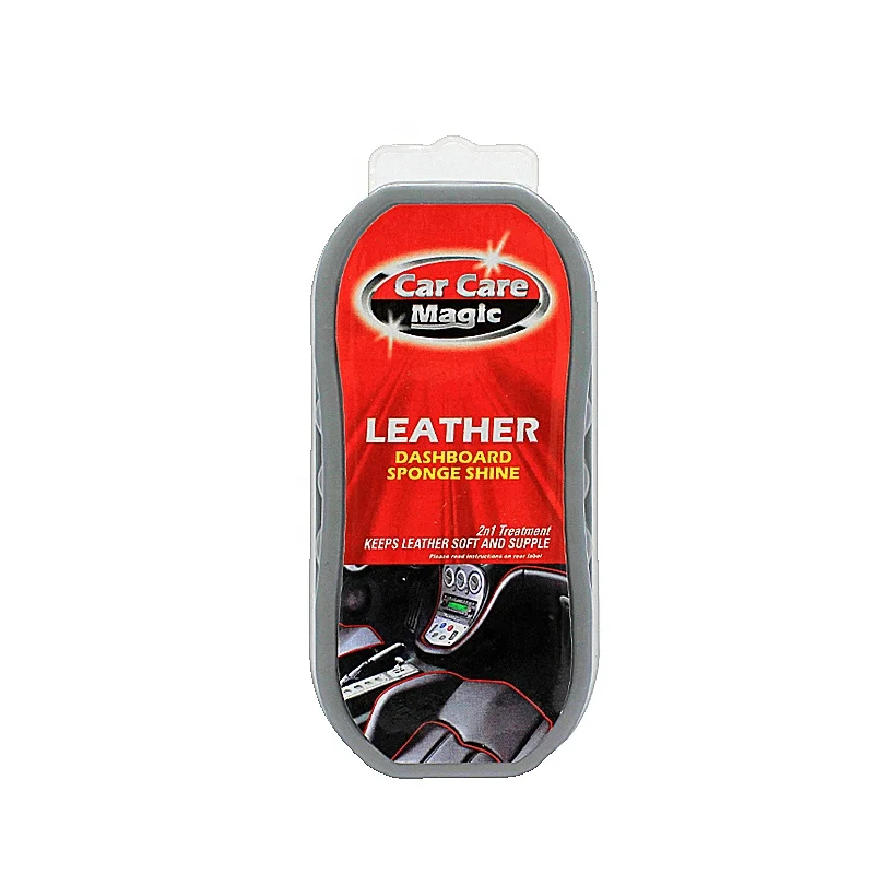 Dashboard Shine Sponge 35g Leather Dashboard Polish Car Care Clean