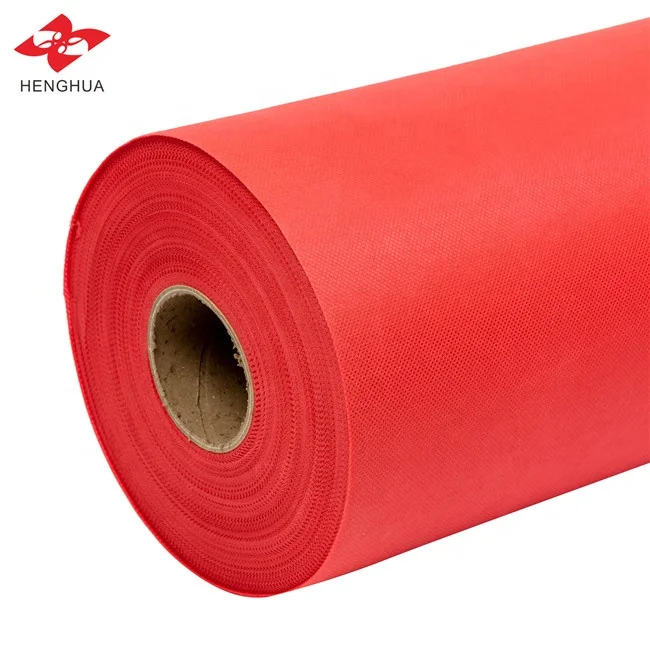 Henghua 100% Polypropylene Spun Bond Non Woven Fabric School Bag Material  Fabric