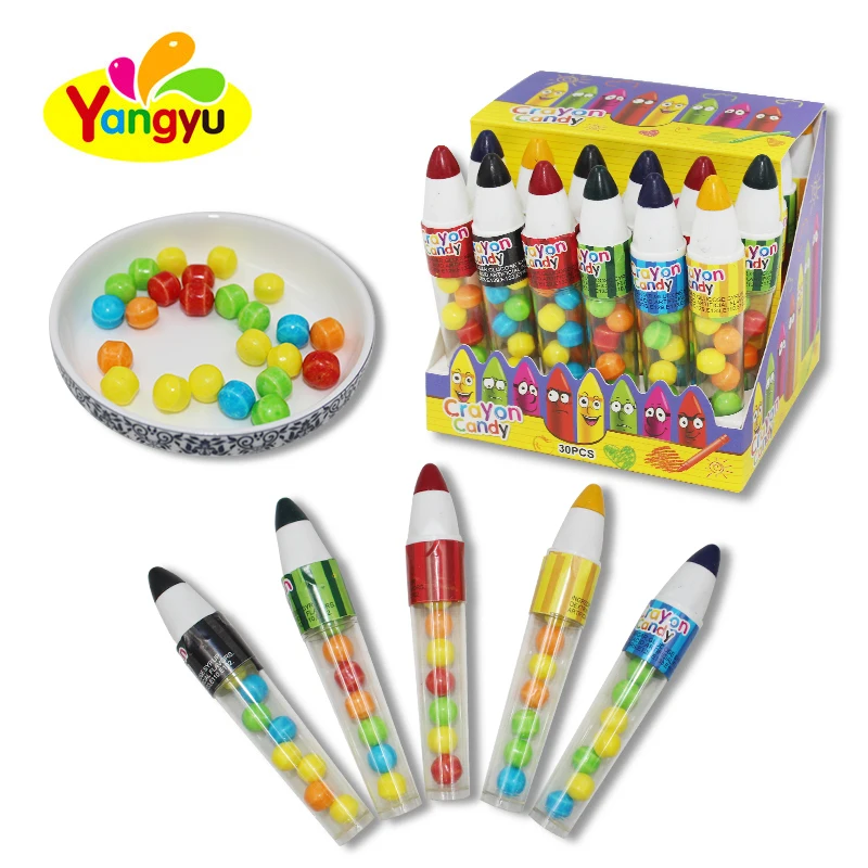 Crayon Pen Promotional Toy Candy Cheap from China for wholesale