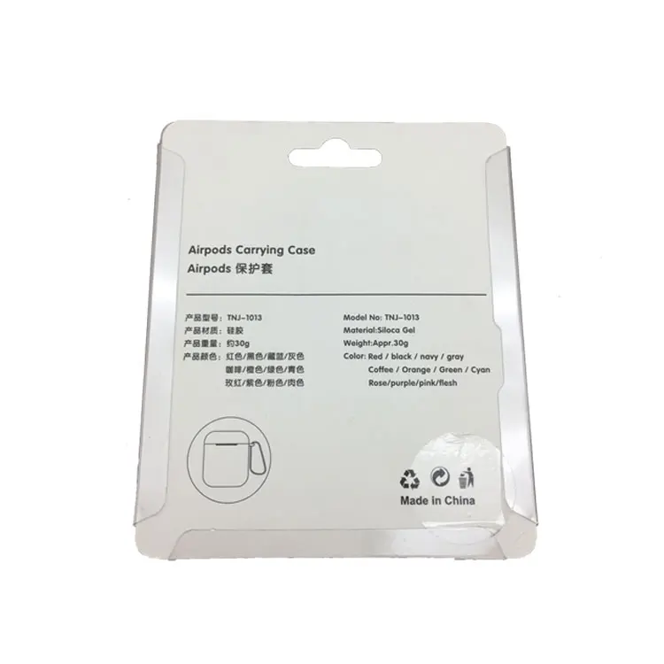 Apple Airpods, чехол для зарядки, упаковочная коробка, карточка с пластиковым блистером, Противоударные Защитные коробки для переноски