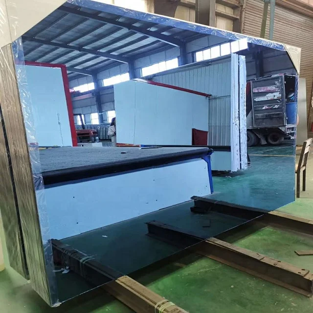 Циндао завод с двойным покрытием ясно и тонированные серебро и алюминий зеркало стекло простыни для украшения здания