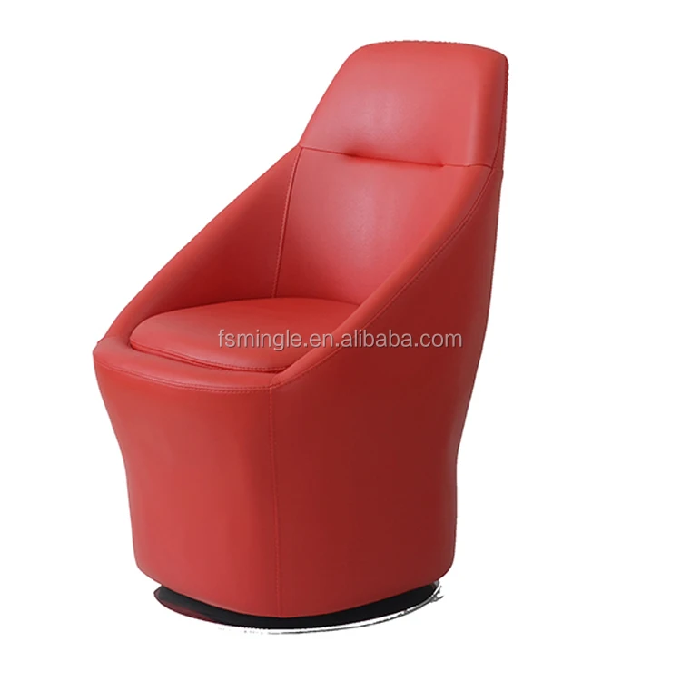Высокая спинка досуг кожаный стул твердой древесины рамки один стульчики детские кресло для лобби