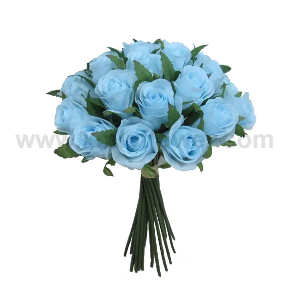 Mariage Fleur Bleue Bouquet De Roses - Buy Fleur De Mariage Product on  Alibaba.com