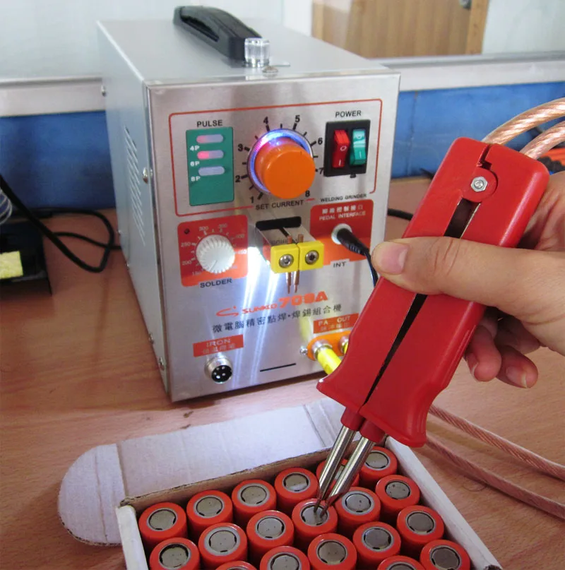 SUNKKO 709A spot welder for battery pack best selling battery soldering  machine| Alibaba.com