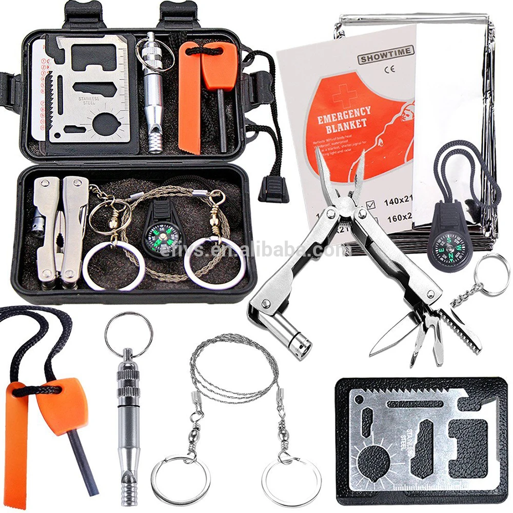 hiking gear kit