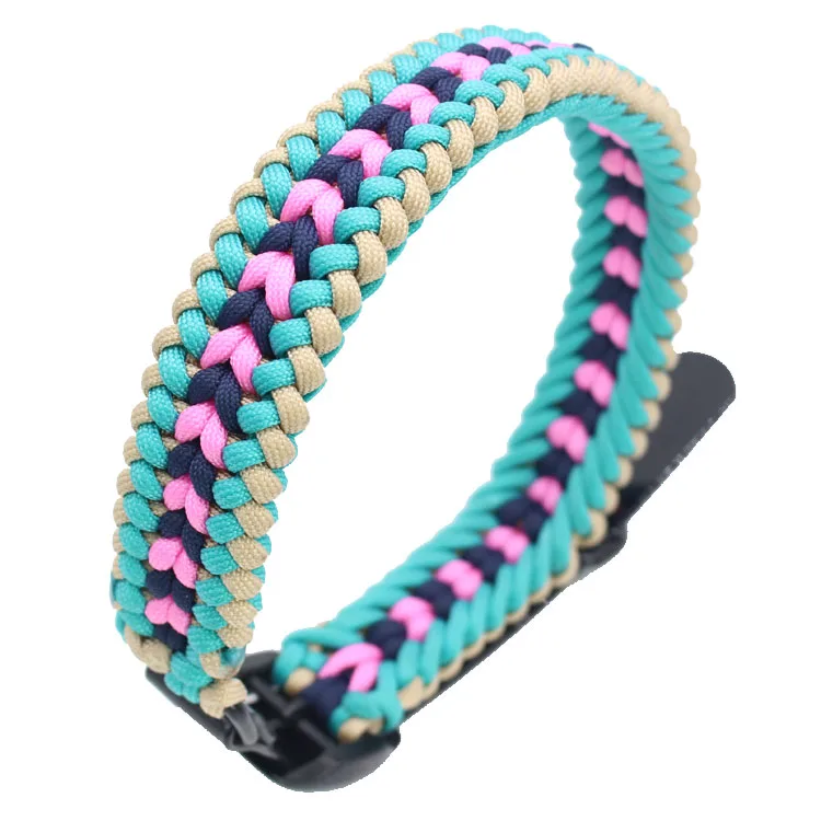 Регулируемый на заказ нейлоновый Паракорд для дрессировки ошейник