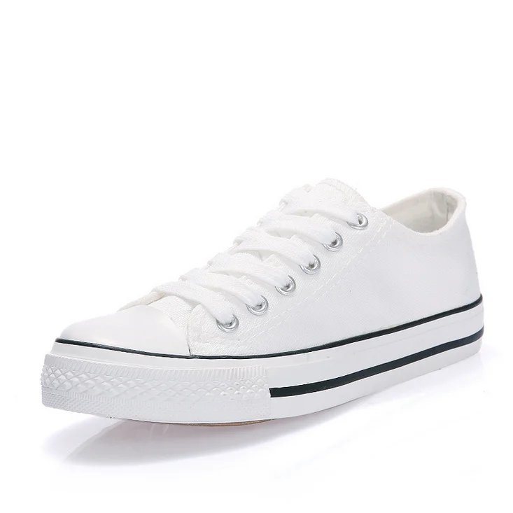 wholesale white canvas shoes