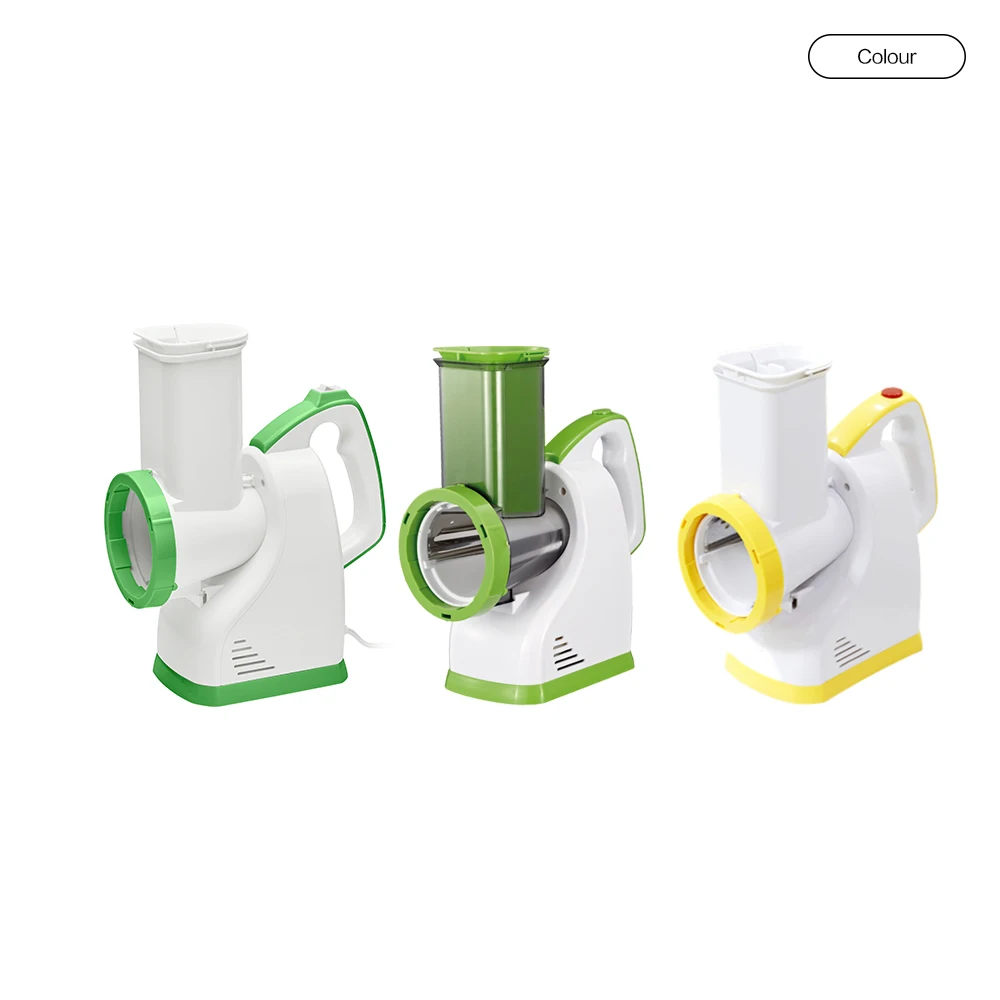Perfect 5 in 1 Mini Electric Stainless Steel Blade Vegetable Chopper Fruit Cutter Food and Ice Cream Shred Slicer & Salad Maker