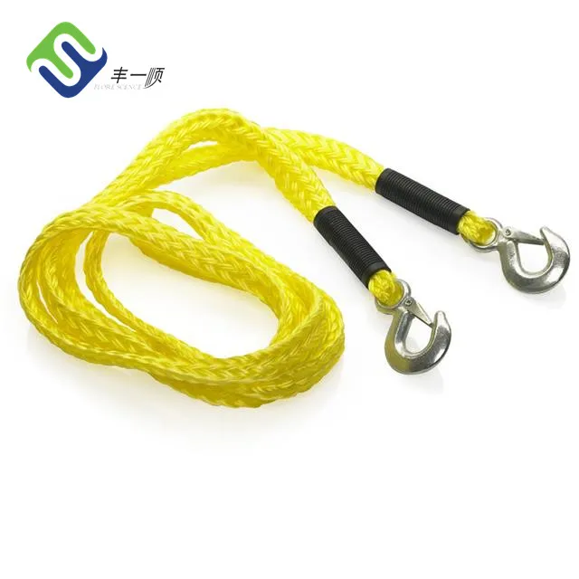 Poly braided Tow Rope for cars