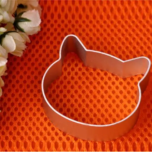 Cat Head Shaped Christmas Kitchen Tools Aluminium Alloy Fondant Cookie Cake Sugarcraft Plunger Cutter Free Shipping