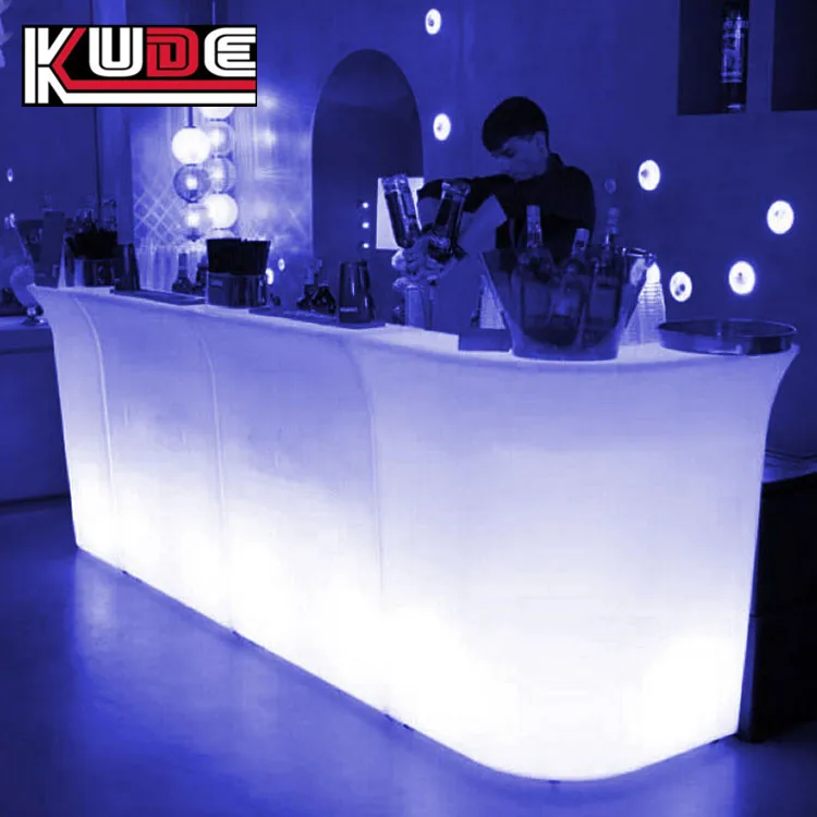 Fashion Illuminated Led Portable Bar Furniture / Mobile Led Lighted Bar  Counter In Wholesale - Buy Led Bar Counter,Lighted Bar Counter,Bar  Furniture Bar Counters Design Product on 