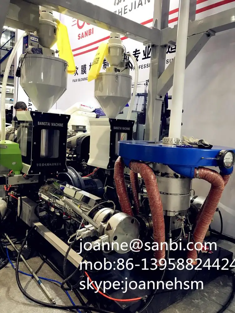 ABA 3 Layers Film Blowing Machine for Efficient Blown Film Production Line