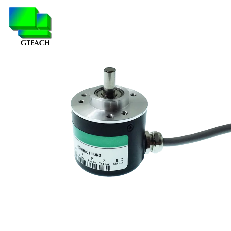 Incremental Rotary Encoder 6phase Line Driver output 40mm body 1024 Pulse DC 5V 