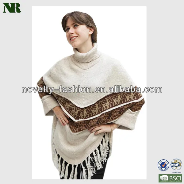 poncho de alpaca