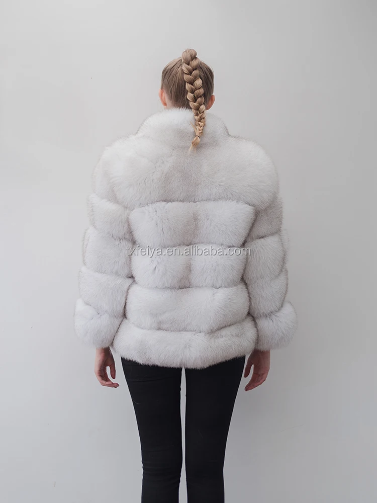 Women's Luxury Real Fox Fur Coats Best Selling Natural Fox Fur Jacket