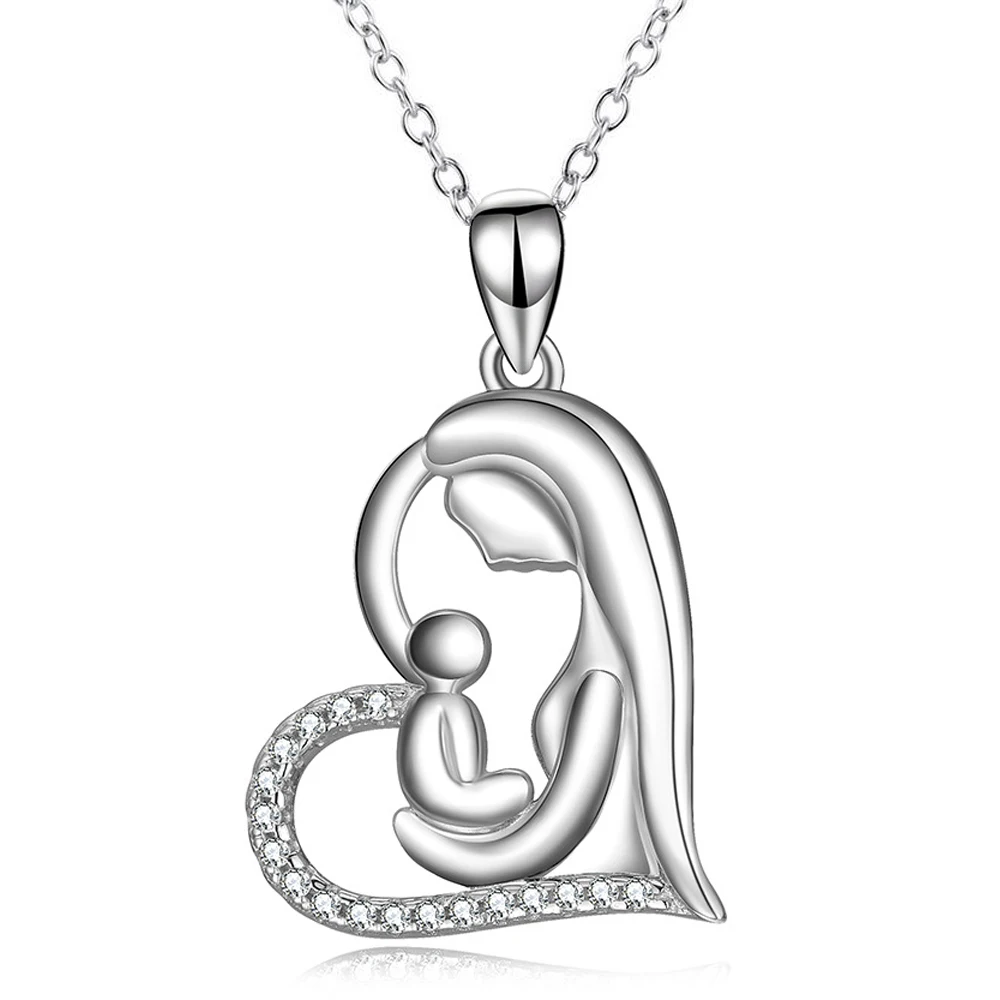 Buy Mom Child Jewelry,Heart Pendants 