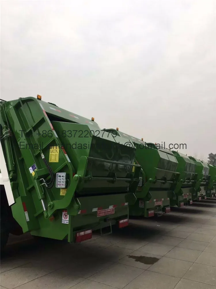 Dongfeng 15m3 Hydraulic Compression Garbage Compactor Truck