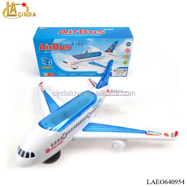 Electric Toys Lighting Music Aircraft Electric Airplane Battery Operated Toy