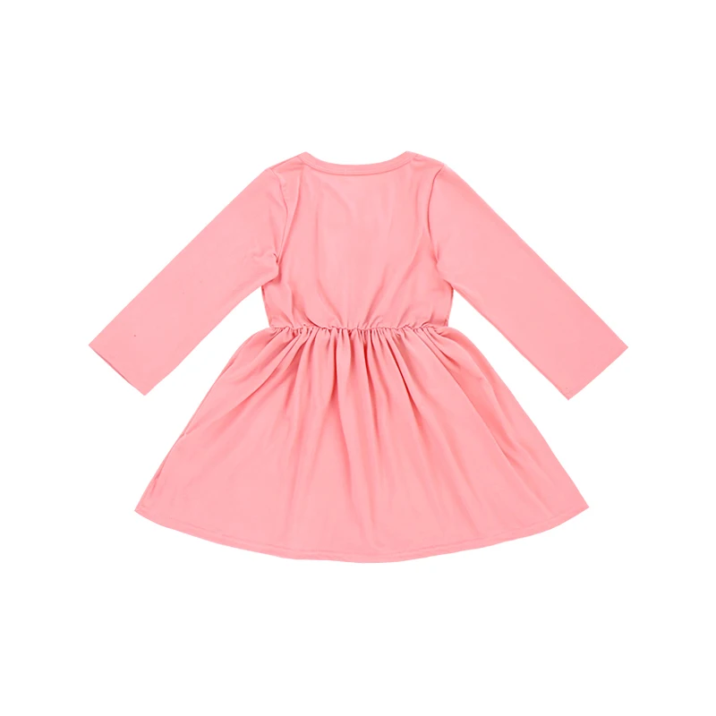 Ropa De Boutique Rosa De Manga Larga Para Bebe Vestido Rosa Para Nina Bebe Buy Vestido De Bebe De 6 Meses Vestido De Nina De 2 Anos Vestido De Fiesta Para Nina Product On