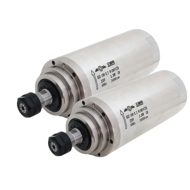 
 Высококачественный высокоскоростной электродвигатель шпинделя с чпу 400 гц квт для деревообработки  