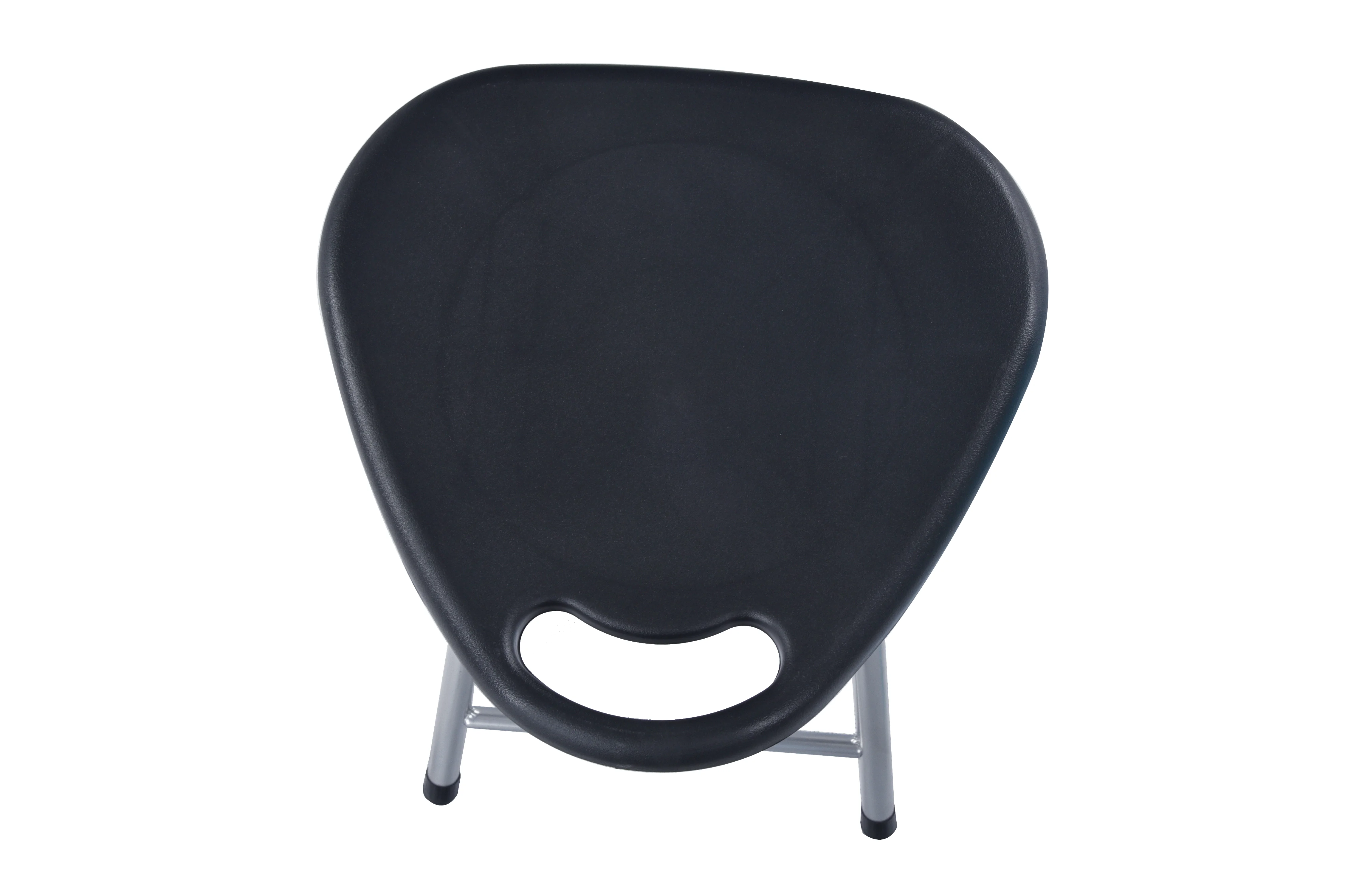 Портативный Легкий Металлический и пластиковый складной стул с ручкой для переноски