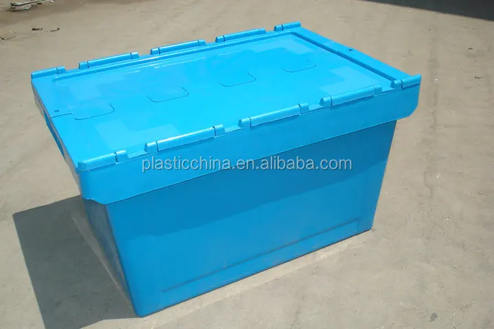 
60 л HDPE пластиковый ящик для логистики с крышкой 