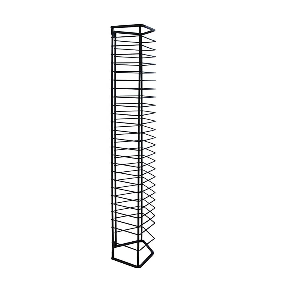 Metal Corner Stackable CD Display Stand DVD Storage Rack for Music