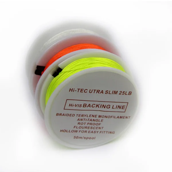 25lb Hi-Vis Backing Line for use with Fly Line Orange & Yellow Available 50m 