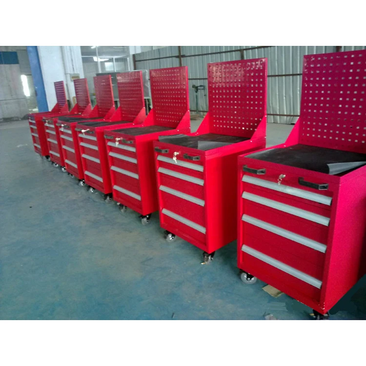 Mobile Cabinet Tool Trolley Rolling Tool Cabinet Workbench Garage