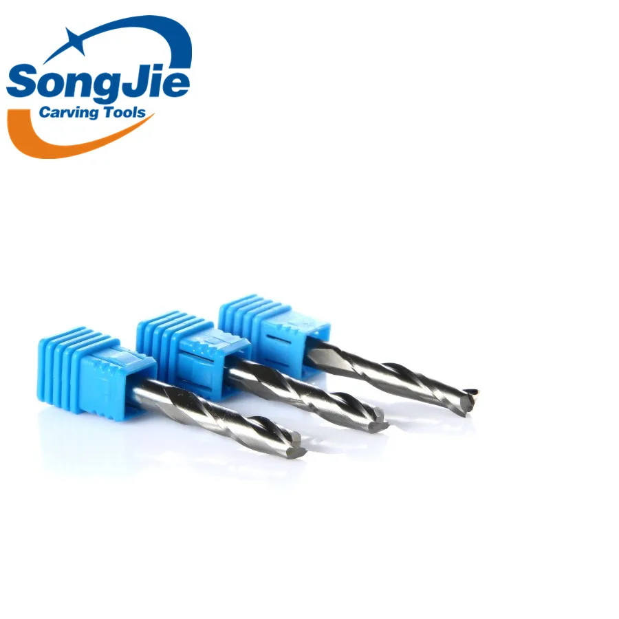 
 Инструменты для фрезерных станков с ЧПУ, спиральные сверла с двойной канавкой  