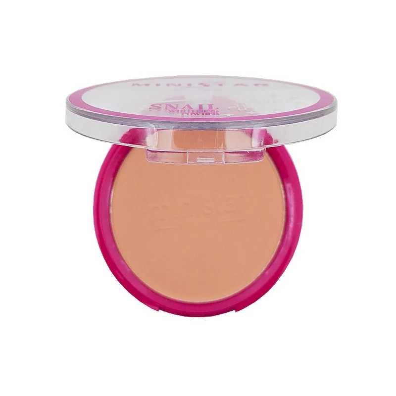 MINISTAR Beauty Cosmetics Makeup Concealer Whitening Brightening Snail Face Foundation Powder