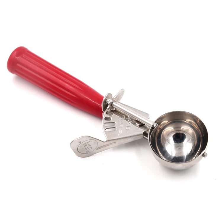 Stainless Steel Squeeze Ice Cream Disher Scoop Spoon Tool DP-40 7