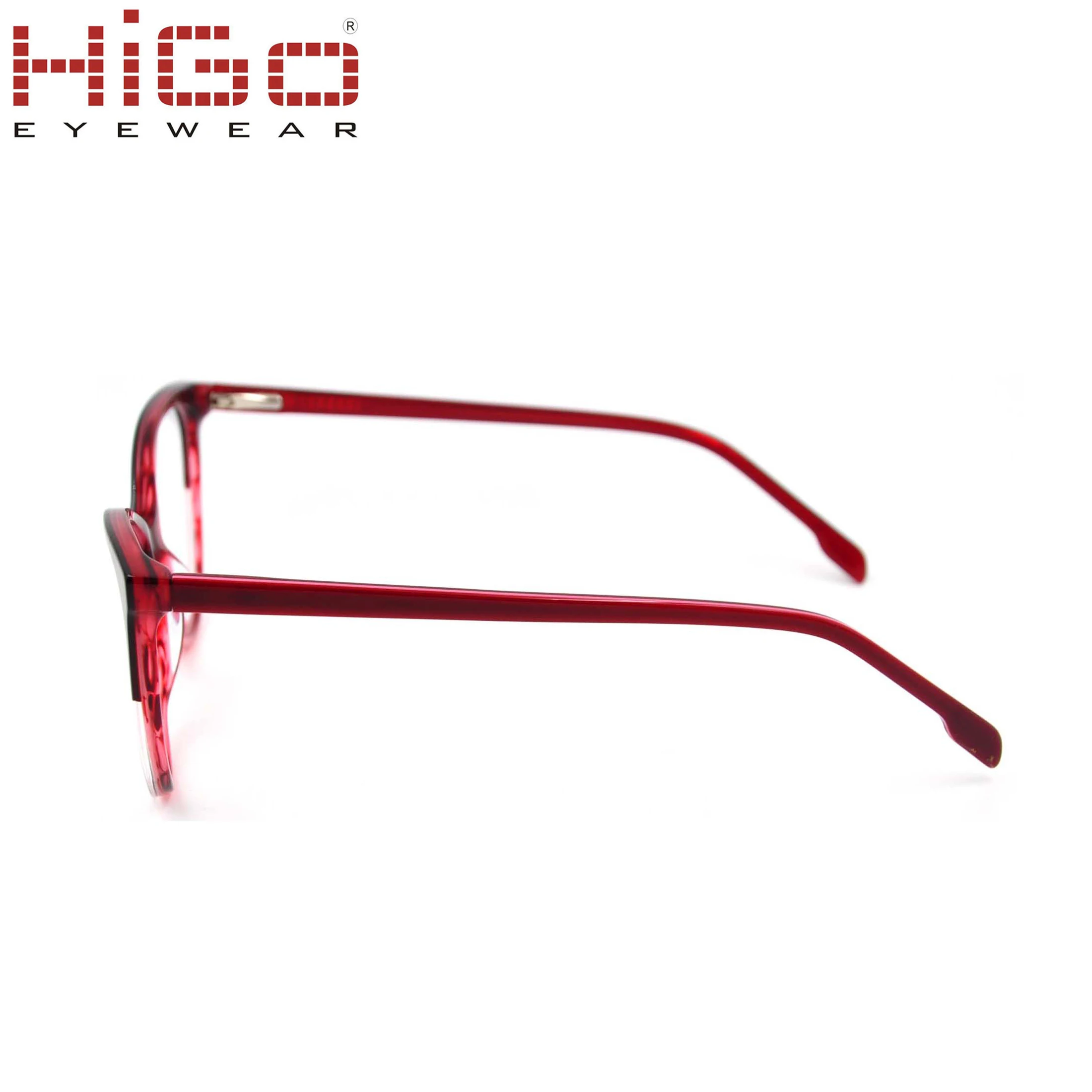 Italy Designer Full Frame Demi Acetate Fashion Glasses Frame for Women