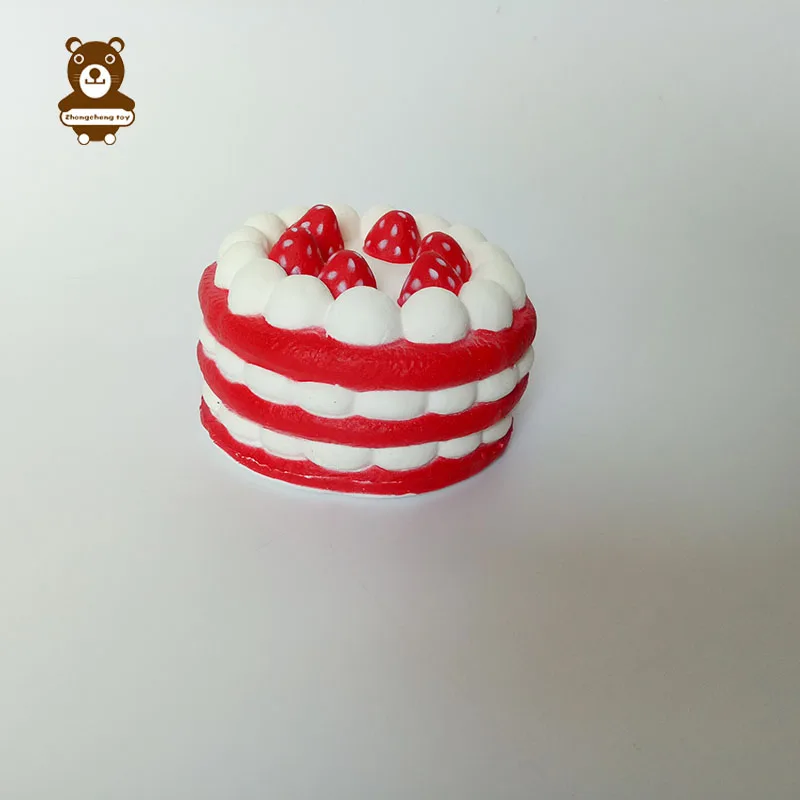 Полиуретановые Мягкие кавайные сжимаемые игрушки в виде фруктов медленно восстанавливающие форму огромные торты