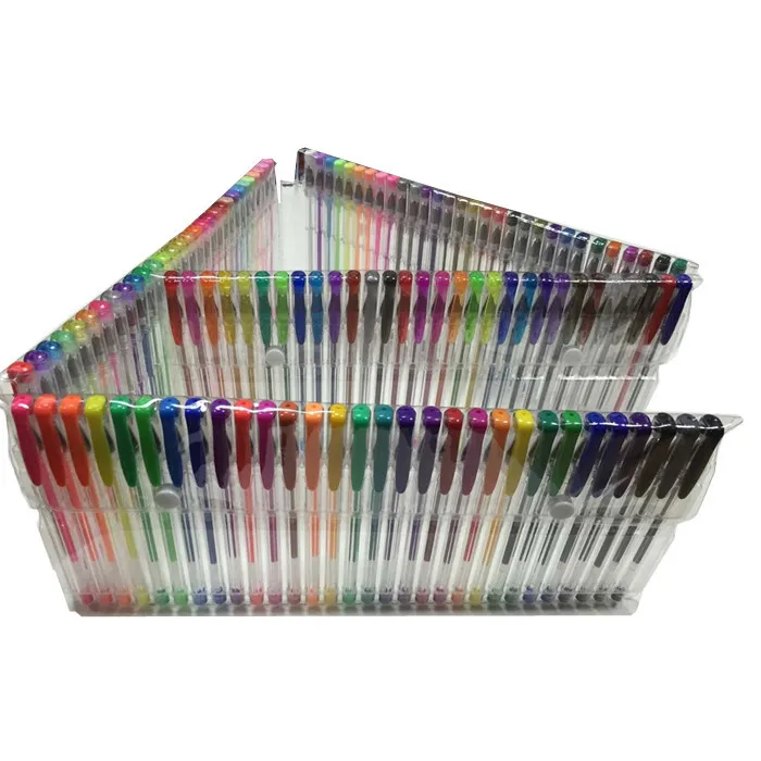 Набор гелевых ручек 200 шт.-100 ручек плюс 100 заправок