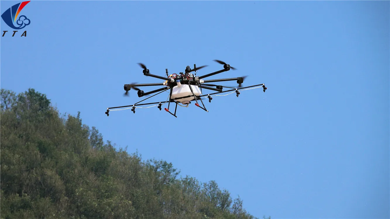 TTA M8APRO 20kg payload carbon frame agriculture pesticide aircraft sprayer drone helicopter