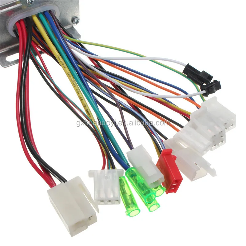 Contrôleur Moteur 36/48V KT-15A 6 Tubes Étanche Avec Ligne Lampe Pour Vélo Électrique