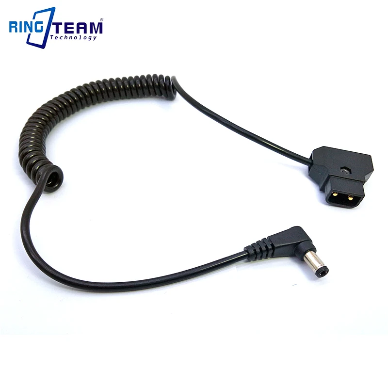 Right Angle DC 5.5 * 2.5 Male to D-TAP DTAP Male for BMPCC Camera Power Supply Cable Eliza Red 12V Small Monitor Power Cable manufacture