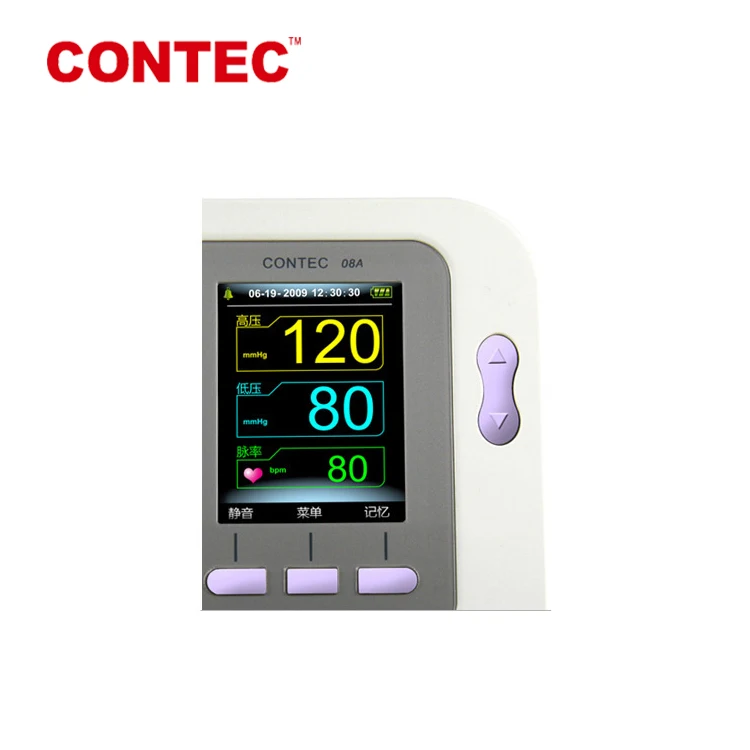 CONTEC08A высококачественный цифровой bt Амбулаторный прибор для измерения артериального давления