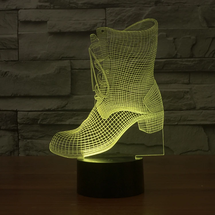 
Оптическая светодиодная 3d иллюзионная лампа, рекламное украшение для офиса 