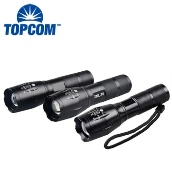 Outdoor 10w Strong Light Long Range Rechargeable Emergency Torch Light LED T6 Flashlights Torch
