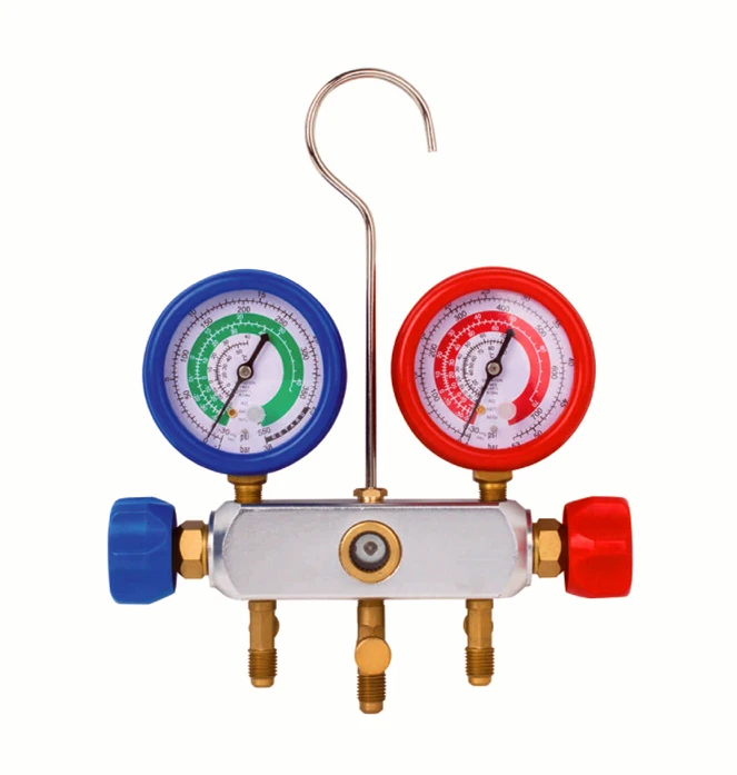 Refrigerant R134a R404a R410a Air Conditioner Manifold Pressure Gauges