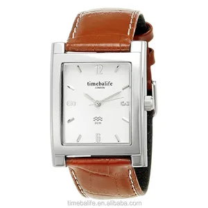 New Japan Movement Stainless Steel Men Custom Luxury Brand Rectangular Watch